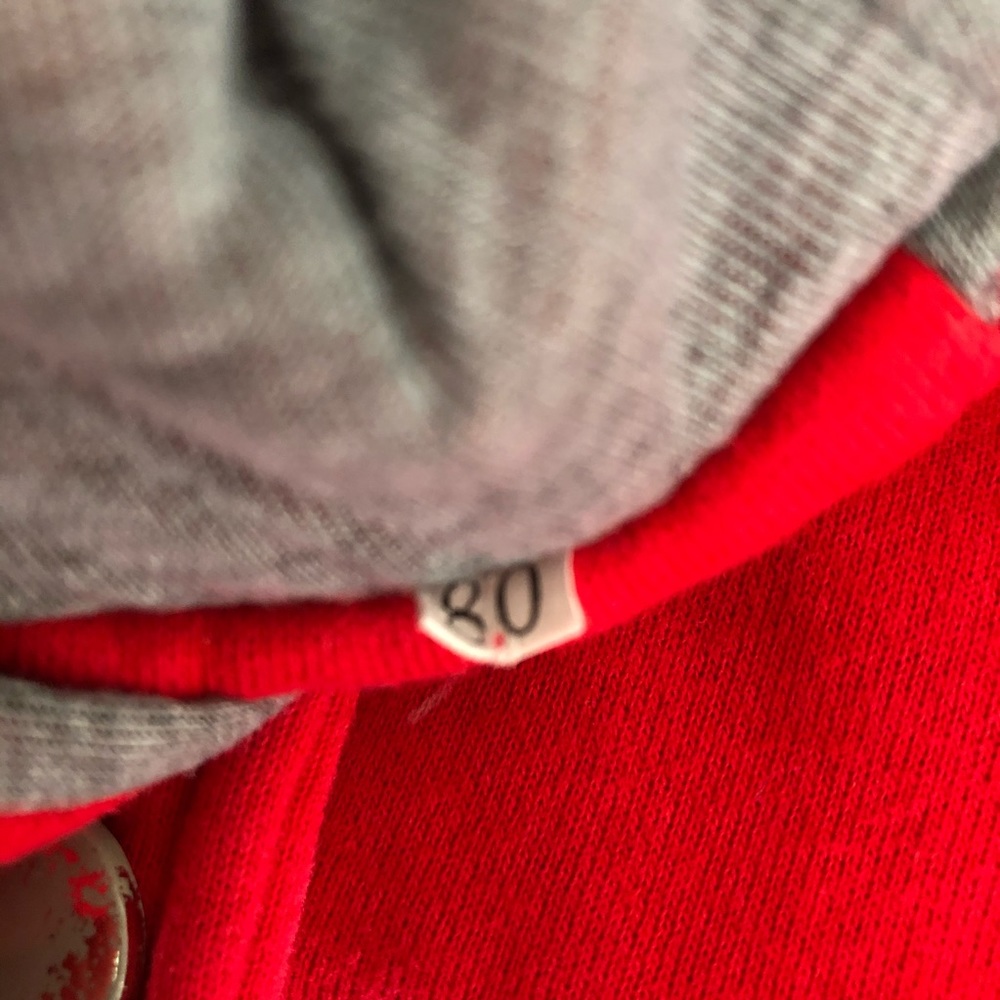 Red Bunny Ears Coat Jacket Sweater Baby Girl’s - Picture 5 of 7